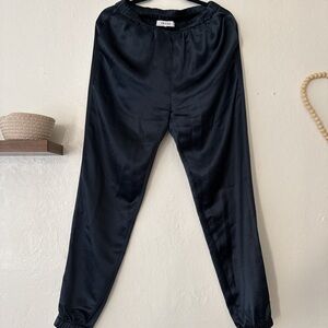 Frame Denim Midnight Satin Joggers